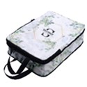 Custom Initial Floral Name Any Text Full Print Foldable Shoe Storage Bag View1